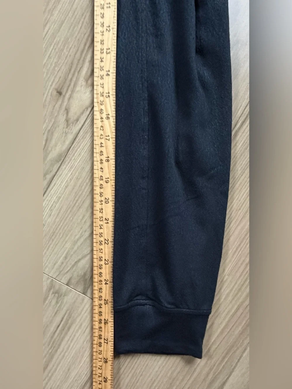 Lululemon Pant Womens 4 Blue/Black Heathered Jogger Elastic Waist Pockets